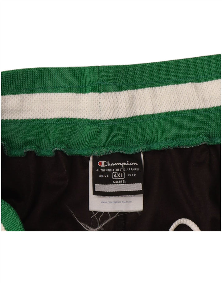 Ανδρικό αθλητικό σορτς Champion 4XL Μαύρο Colourblock Πολυεστέρας