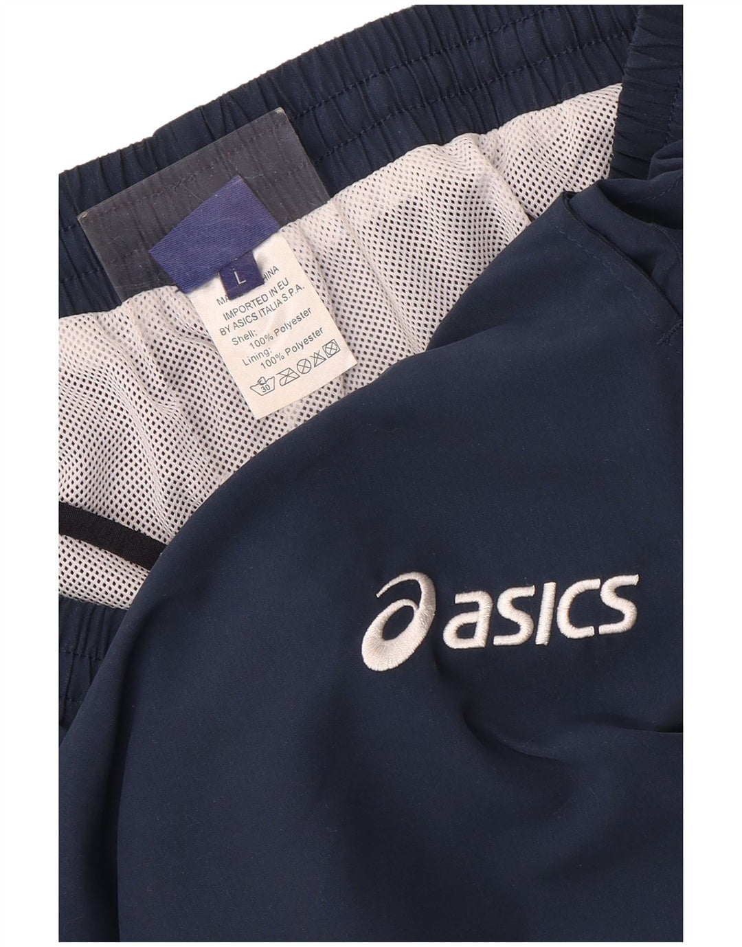 Ανδρική αθλητική φόρμα Asics Παντελόνι μεγάλο μπλε ναυτικό πολυεστέρα