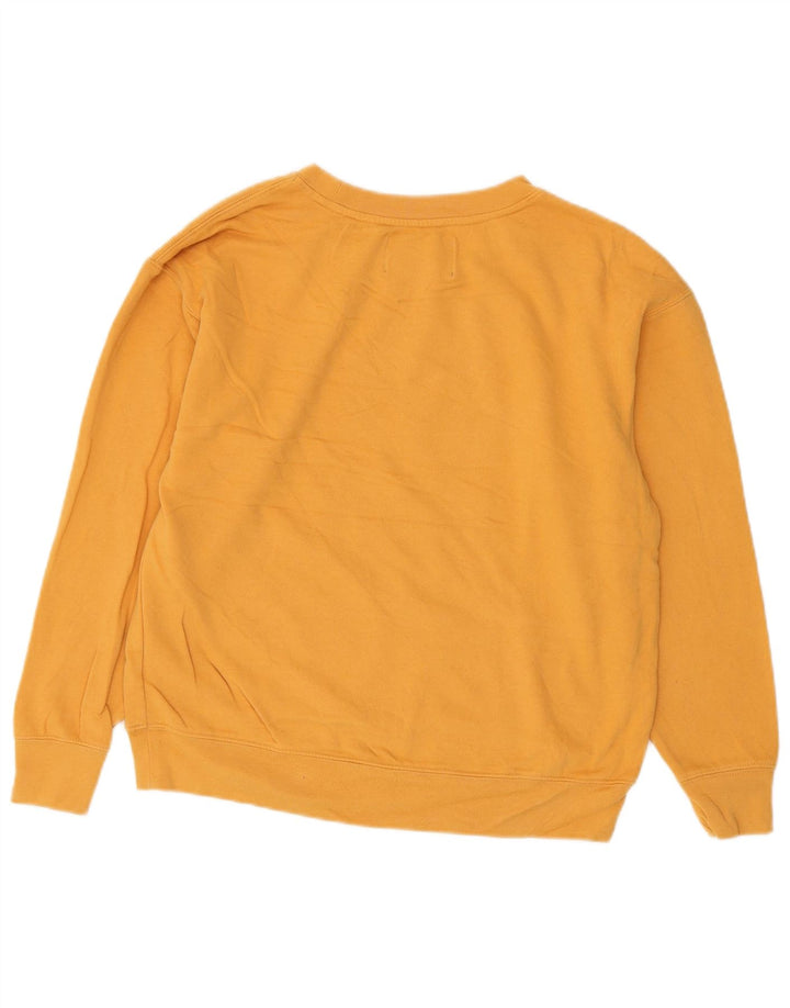 Calvin Klein Jeans Γυναικεία φούτερ υπερμεγέθη Jumper UK 10 Small Yellow