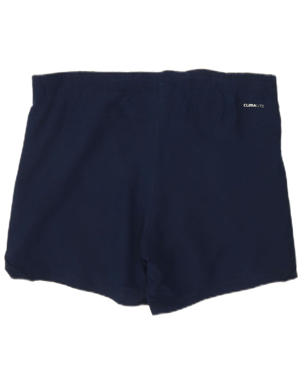 Adidas Mens Climalite Sport Shorts Small Navy Blue Polyester