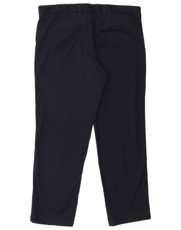 Marks & Spencer Mens Blue Harbour Straight Chino Παντελόνι W38 L29 Navy Blue