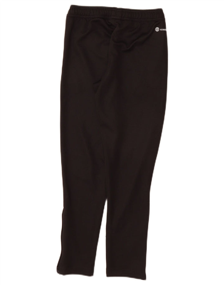 Παντελόνι αθλητικής φόρμας ADIDAS Boys Aeroready 9-10 ετών μαύρο πολυεστέρα