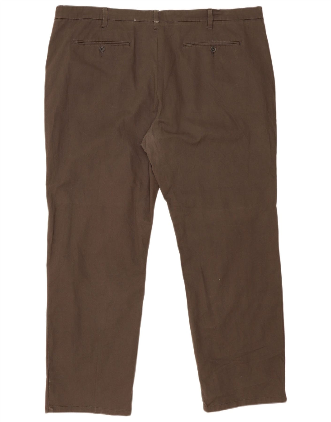 Marks & Spencer Ανδρικό παντελόνι Chino με κανονική εφαρμογή W46 L31 Γκρι βαμβακερό