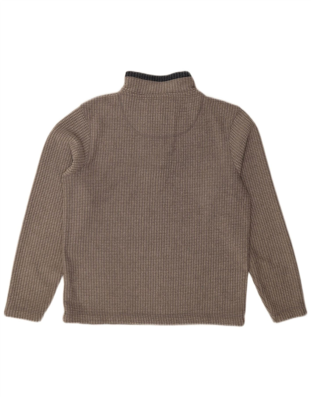 Weird Fish Mens Zip Fleece Jumper Medium Grey Polyester