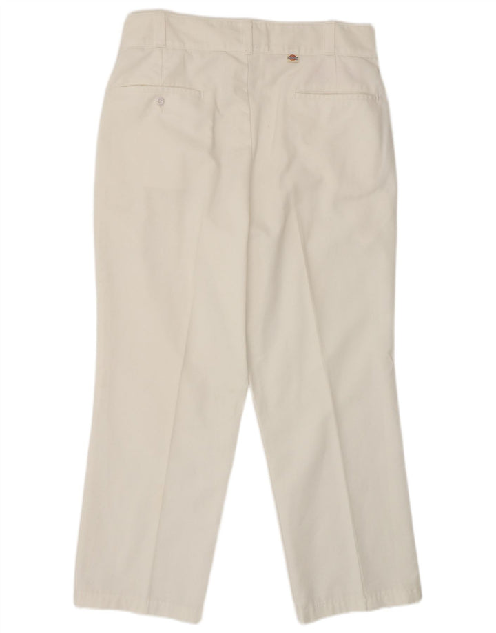 Ανδρικό ίσιο παντελόνι Chino Dickies W34 L28 Λευκό πολυεστέρα