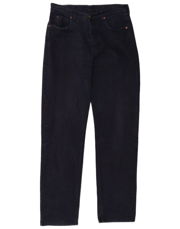 Lee Mens Chicago Straight Casual Παντελόνι W33 L34 Navy Blue Cotton