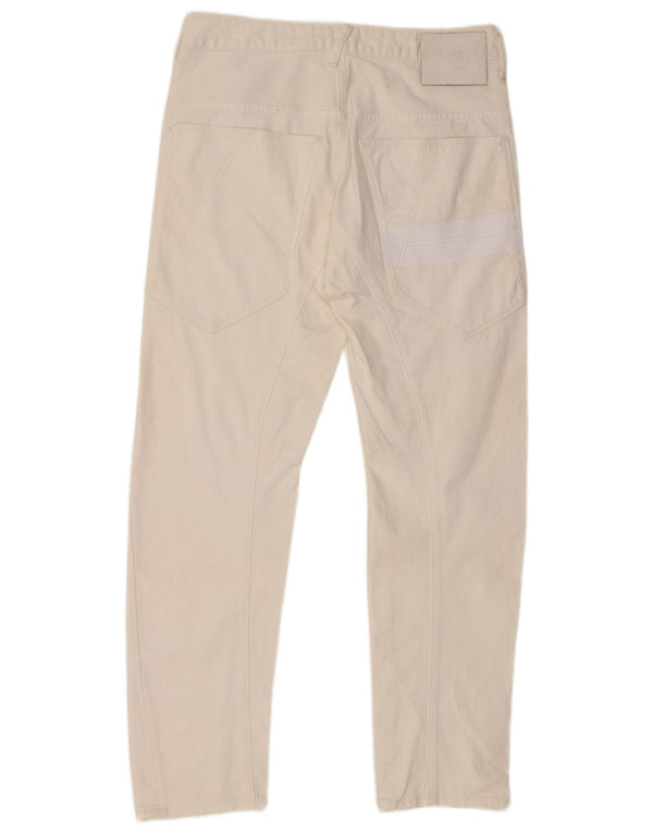 Ανδρικό τζιν ίσιο G-STAR W32 L32 Λευκό βαμβακερό