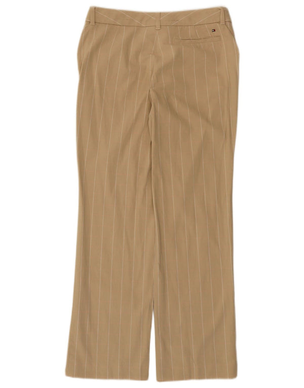 Tommy Hilfiger Γυναικείο Golf Casual Παντελόνι Μεσαίο W28 L28 Beige Pinstripe