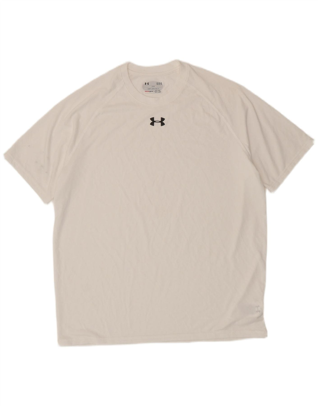 Ανδρικό μπλουζάκι UNDER Armor Heat Gear Top Large White Polyester