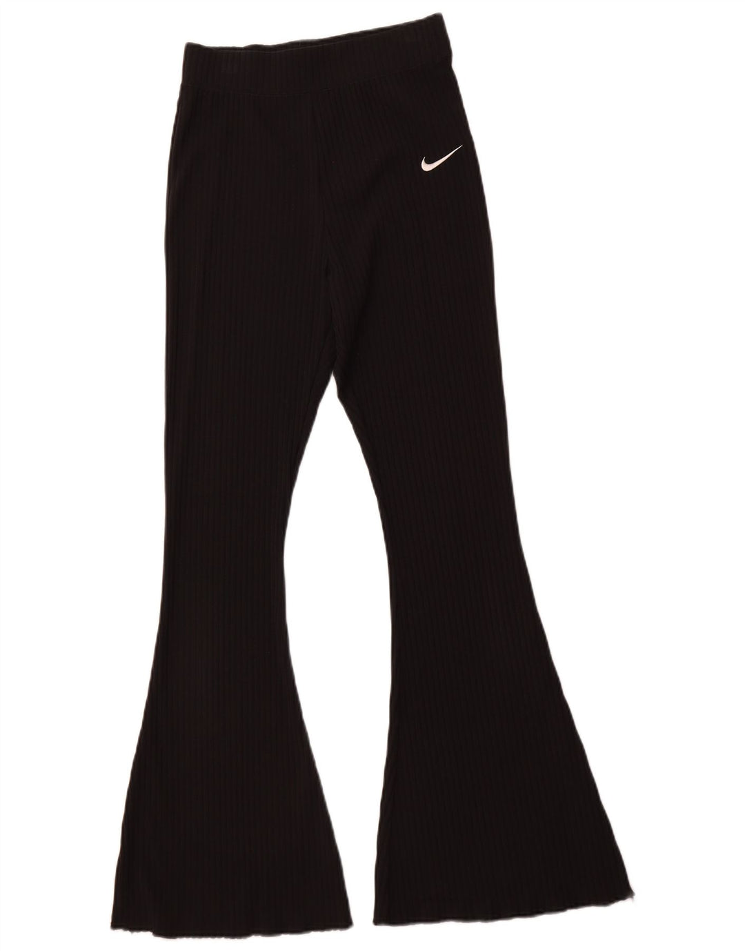 Γυναικεία φόρμα NIKE Flare Παντελόνι UK 8 Small Black Cotton
