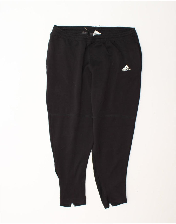 ADIDAS Mens Tracksuit Trousers Medium  Black Polyester Vintage Adidas and Second-Hand Adidas from Messina Hembry 