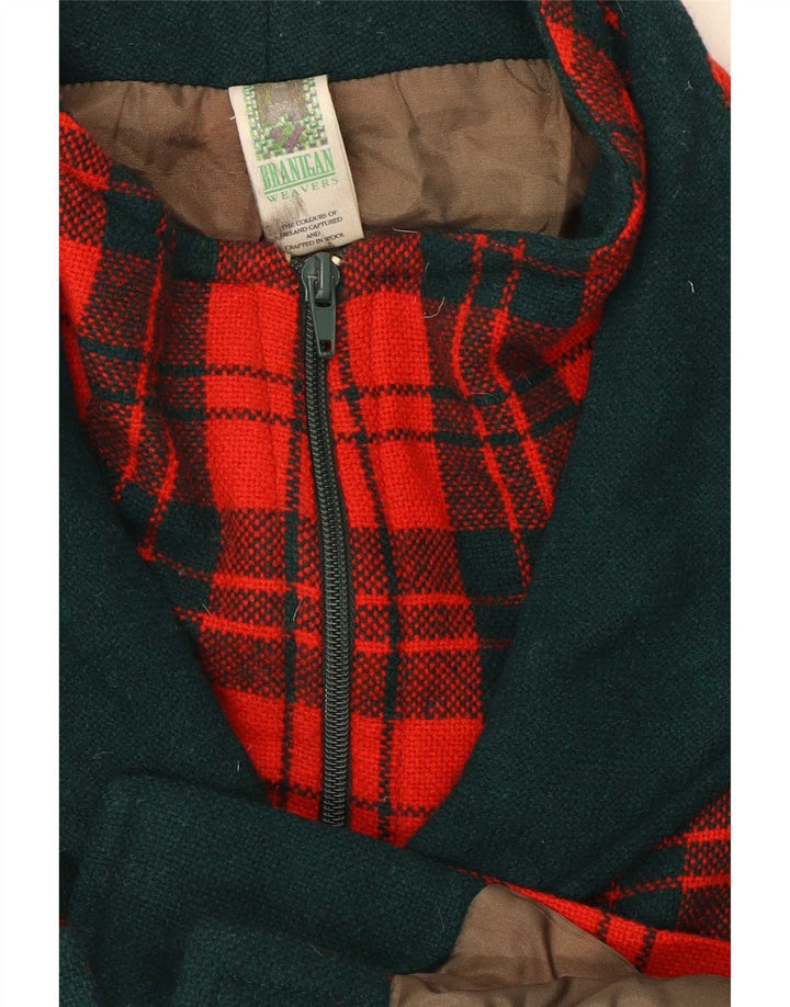 Γυναικείο παλτό Branigan UK 18 XL κόκκινο καρό μαλλί