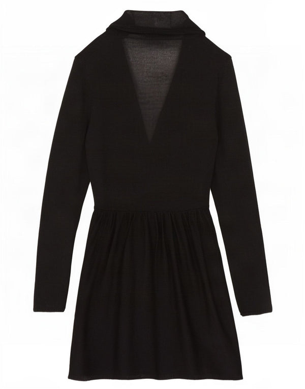 Marks & Spencer Γυναικείο πουλόβερ See Through Cardigan UK 14 Medium Black