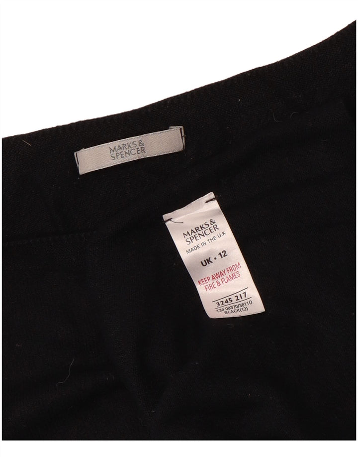 Γυναικεία μπλούζα Marks & Spencer Top UK 12 Medium Black Viscose