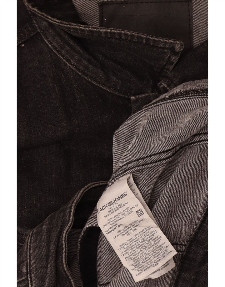 Jack & Jones Ανδρικό Τζιν Μπουφάν UK 42 XL Γκρι βαμβακερό