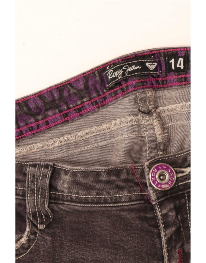 Γυναικείο Roxy Graphic Slim Jeans W32 L32 Γκρι βαμβακερό