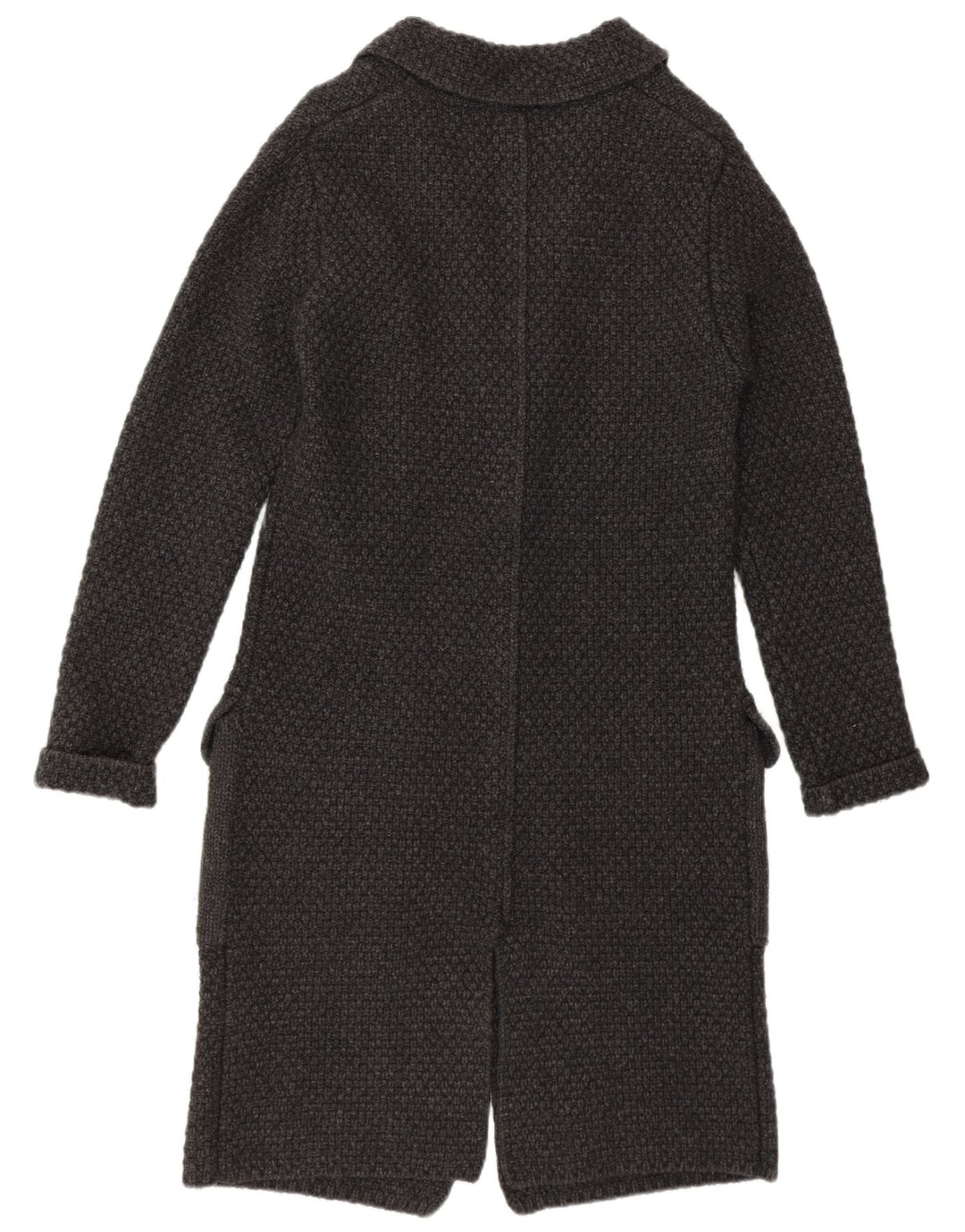 RIFLE Γυναικείο πλεκτό πανωφόρι UK 10 Small Grey Lambswool