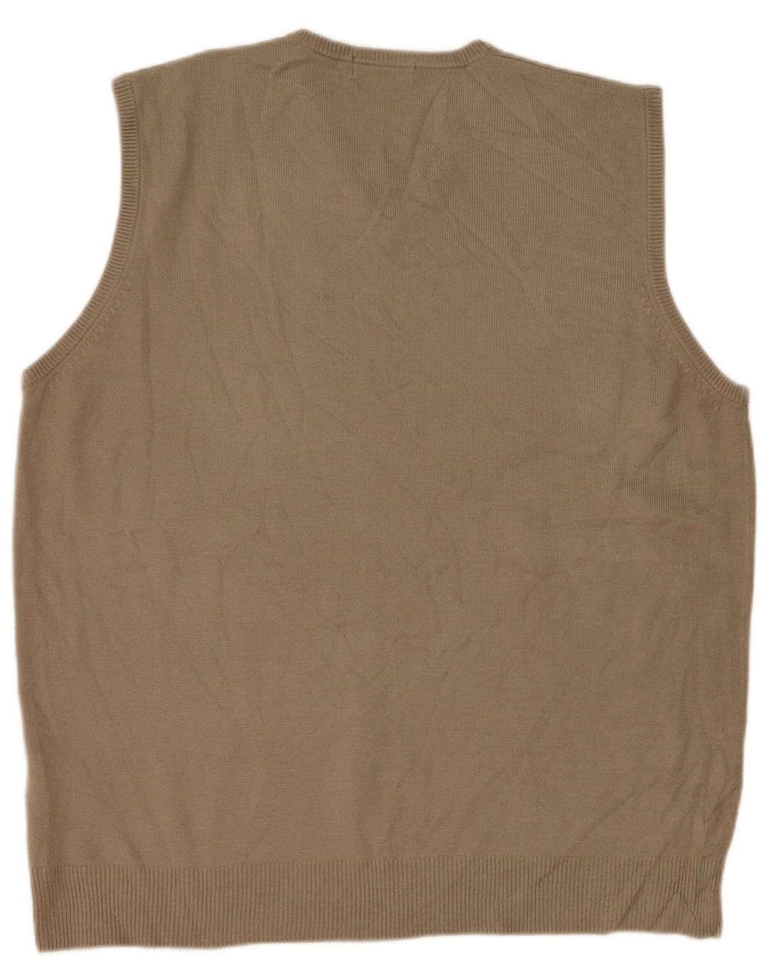 Marks & Spencer Ανδρικό γιλέκο Tank Top Μεγάλο Μπεζ Ακρυλικό