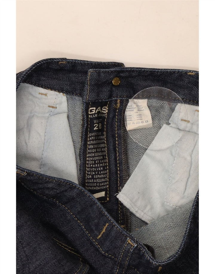Γυναικείο τζιν Gas Flared W28 L30 Navy Blue Cotton