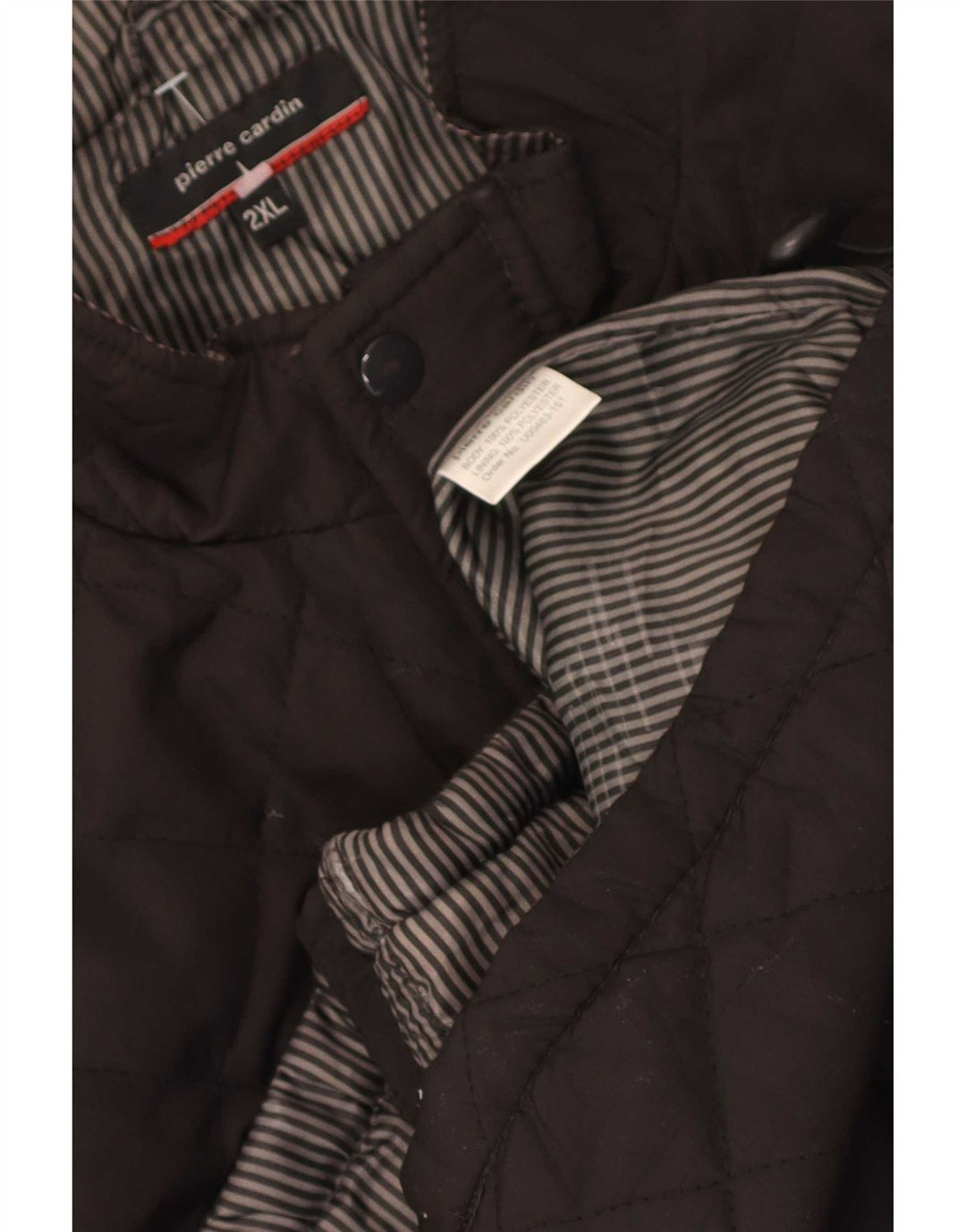 Pierre Cardin Ανδρικό καπιτονέ Gilet UK 44 2XL καφέ πολυεστέρας