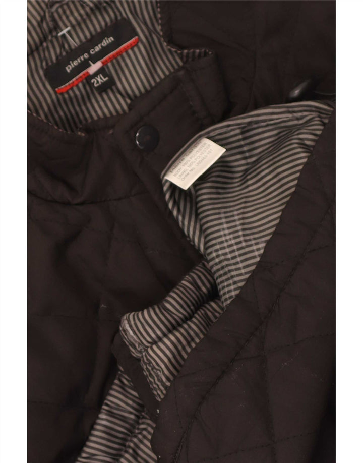Pierre Cardin Ανδρικό καπιτονέ Gilet UK 44 2XL καφέ πολυεστέρας
