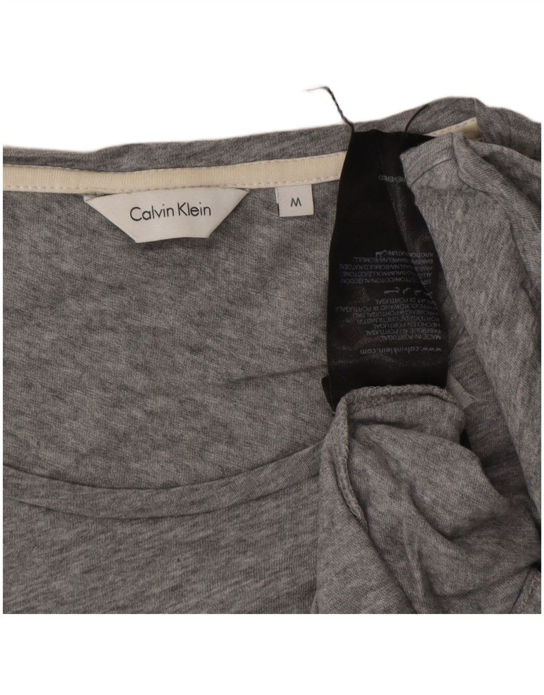 Ανδρικό γραφικό μπλουζάκι CALVIN KLEIN Μπλουζάκι με μεσαίο γκρι βαμβάκι