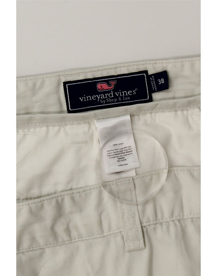 VINEYARD VINES Ανδρικό σορτς Chino W38 XL Λευκό βαμβακερό