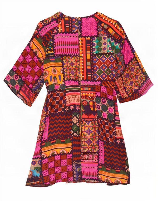 Desigual Γυναικείο φόρεμα 3/4 με μανίκια EU 44 XL Πολύχρωμο συνονθύλευμα