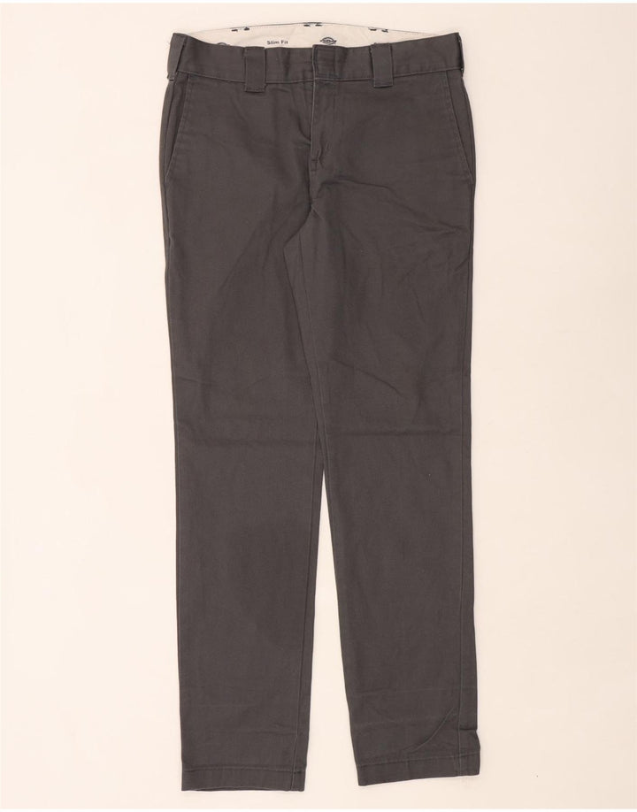 Ανδρικό παντελόνι Chino Dickies Slim Fit W30 L32 Grey Polyester