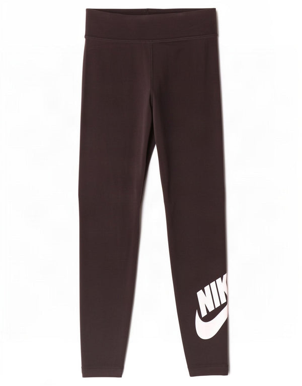 Γυναικεία γραφικά κολάν Nike UK 8 Small Black Polyester