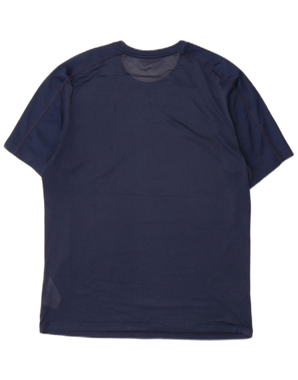 Ανδρικό T-Shirt Reebok Speedwick Top Medium Navy Blue Polyester
