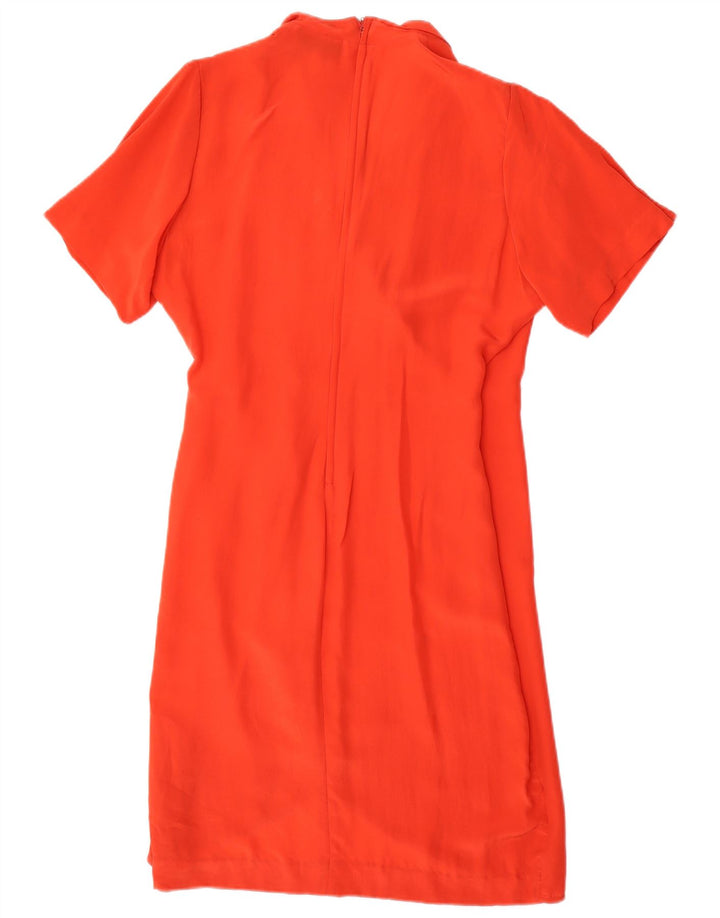 VINTAGE Γυναικείο Wrap Dress IT 44 Medium Orange Silk