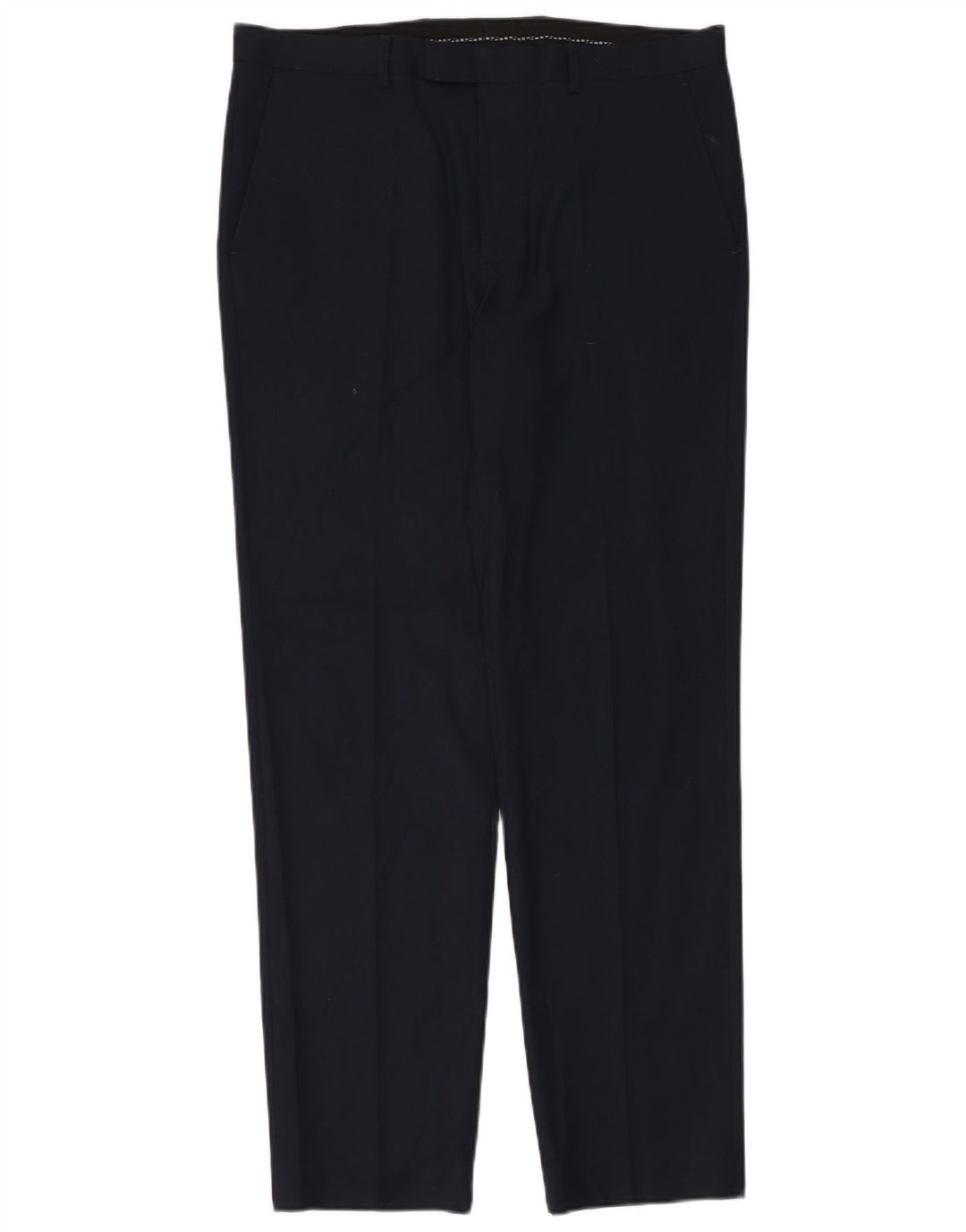 Marks & Spencer Ανδρική στολή παντελόνι W36 L33 Navy Blue Polyester