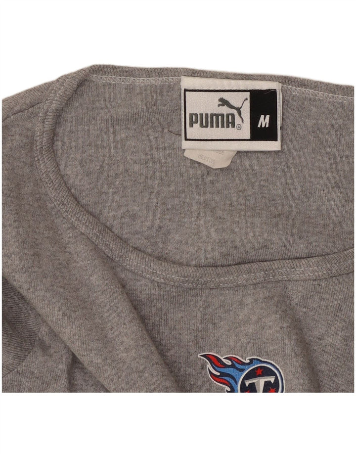 PUMA Girls Tennessee Titans Crop Μακρυμάνικο 11-12 ετών Μεσαίου Γκρι