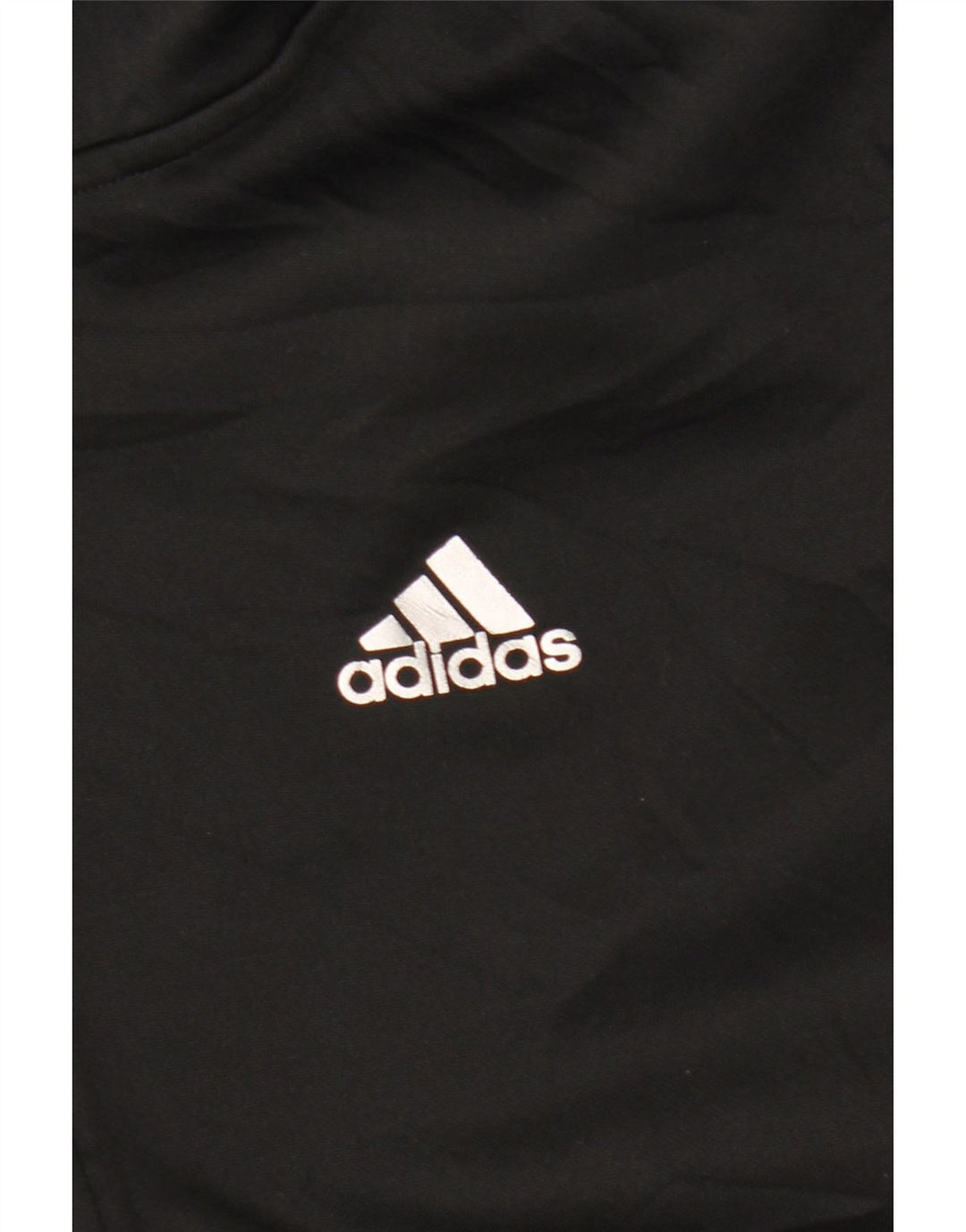 Ανδρικό πουλόβερ Adidas Climalite με φερμουάρ με κουκούλα μεσαίου μαύρου χρώματος