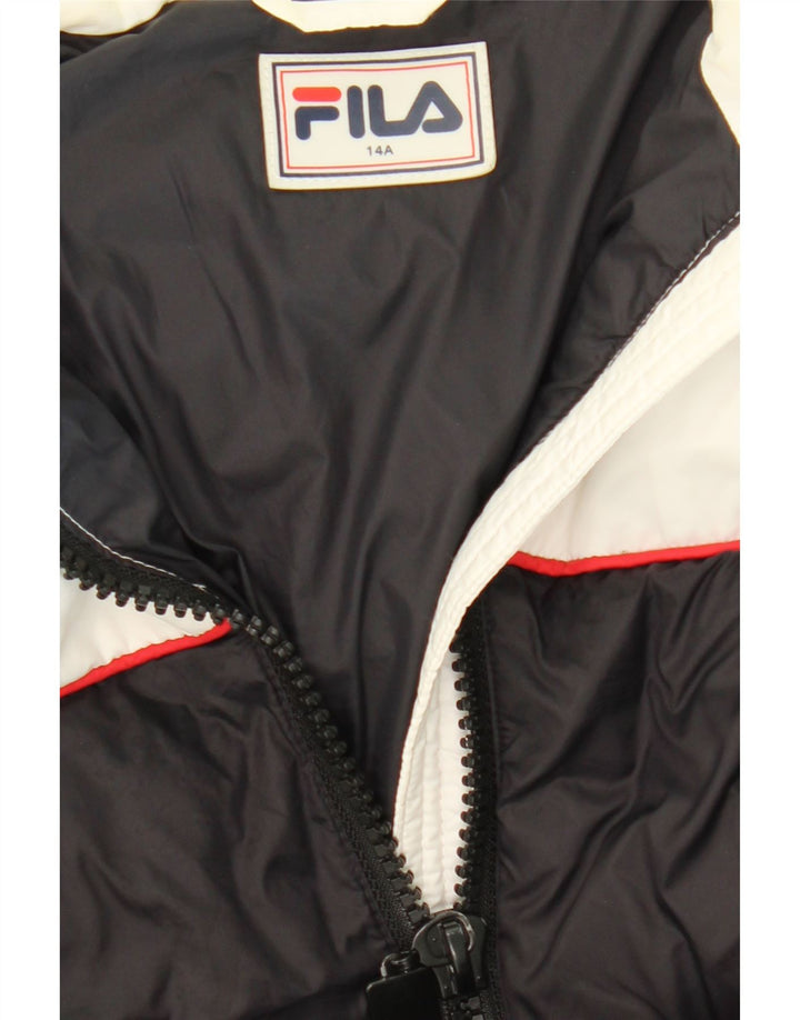 Fila Boys με κουκούλα με επένδυση τζάκετ 13-14 ετών Πολύχρωμο νάιλον χρώματος