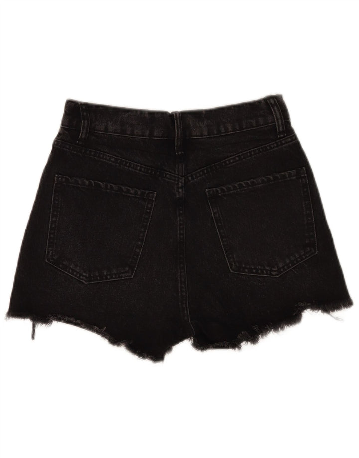 Zara Γυναικείο τζιν σορτς EU 34 2XS W24 Μαύρο