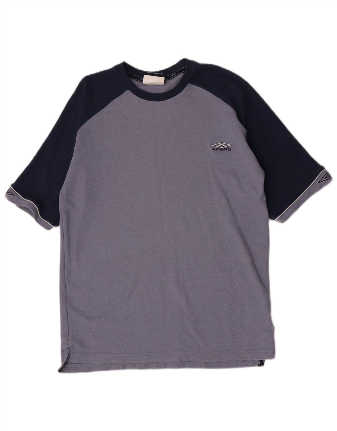 Ανδρικό T-Shirt Umbro Top Large Blue Colourblock Πολυεστέρας