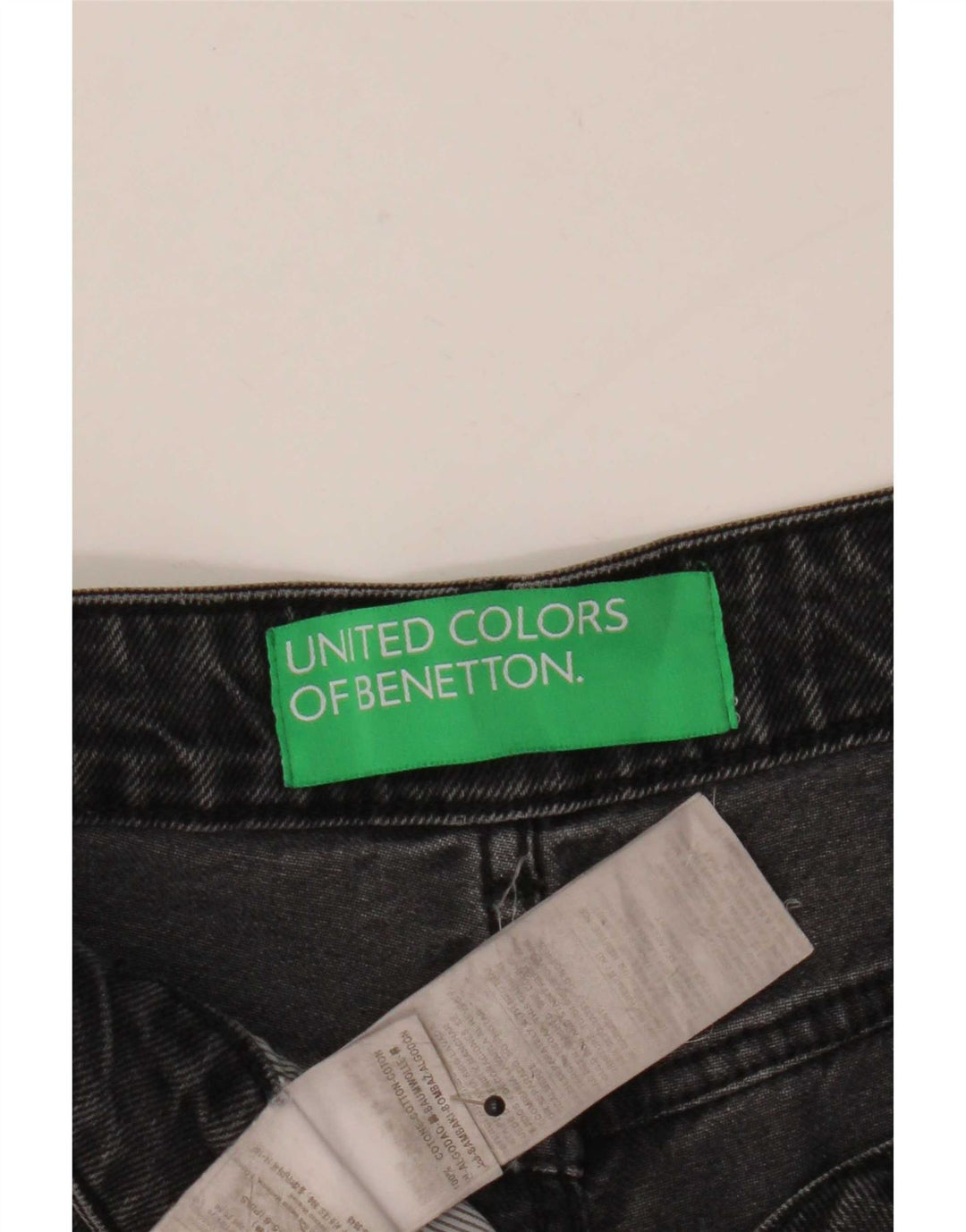 Γυναικείο τζιν κωνικό Benetton W30 L27 Γκρι βαμβακερό