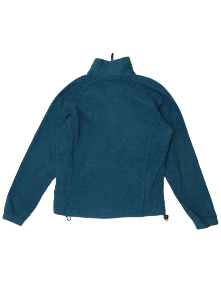 Columbia Γυναικείο Fleece Jacket UK 14 Medium Blue Polyester