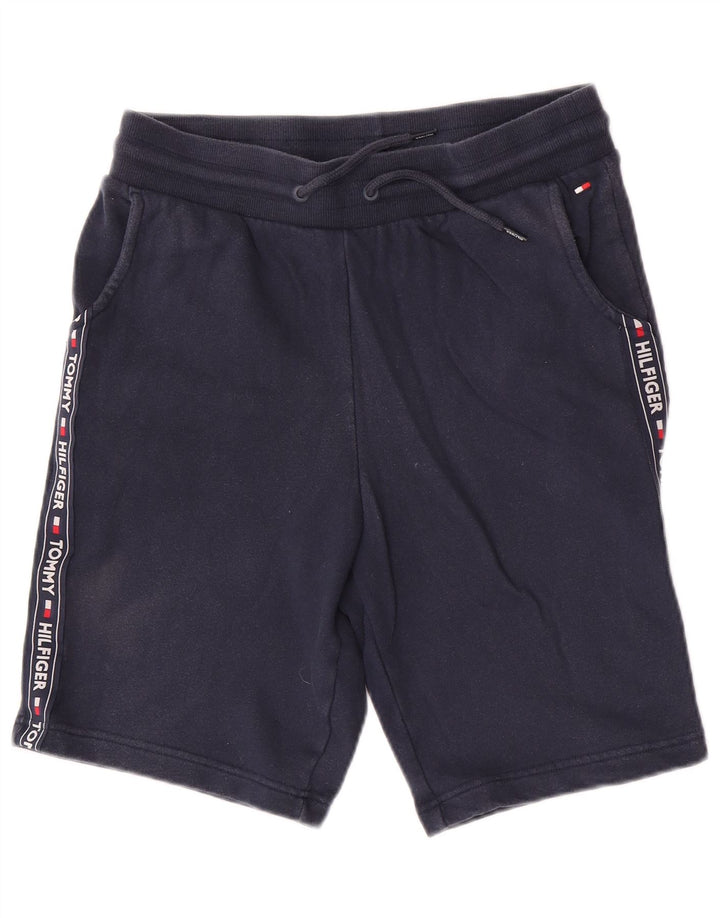 Ανδρικό γραφικό αθλητικό σορτς Tommy Hilfiger, Βαμβακερό, μεσαίο ναυτικό