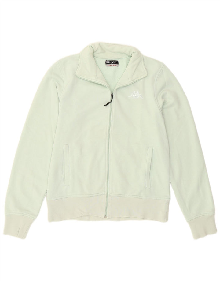 Kappa Γυναικεία αθλητική φόρμα Top Jacket UK 14 Large Green Cotton