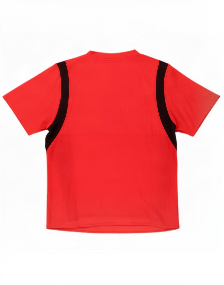 Ανδρικό T-Shirt Adidas Top Medium Red Colourblock Πολυεστέρας