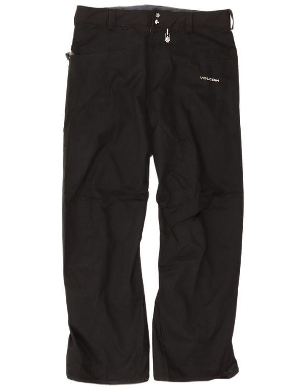 Ανδρικό παντελόνι Volcom Straight Moto Racer Large W36 L32 Μαύρο πολυεστέρα