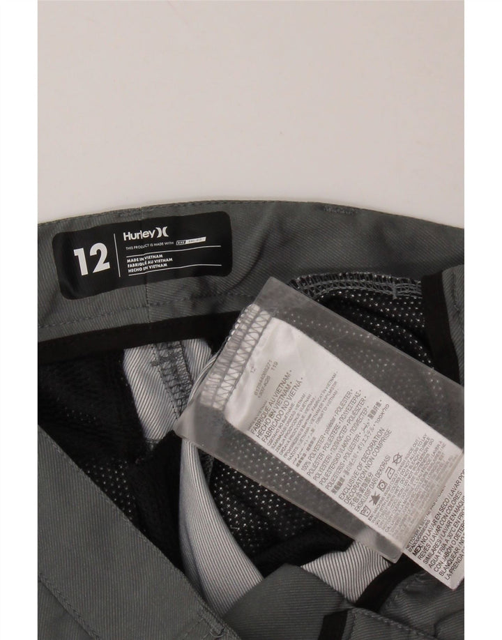 Σορτς Chino HURLEY Boys Dri Fit 11-12 ετών W26 Γκρι πολυεστέρας