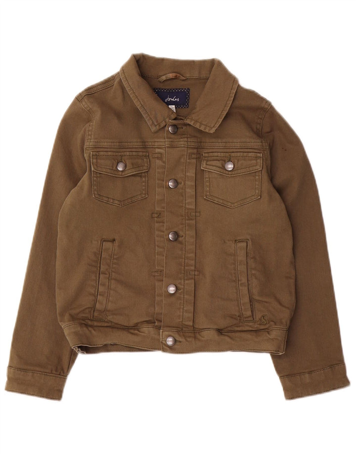 Τζιν μπουφάν Joules Boys 8-9 Years Khaki Cotton