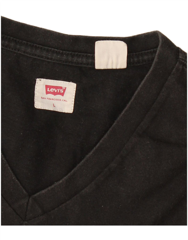 Ανδρικό T-Shirt Levi's Top Large Μαύρο