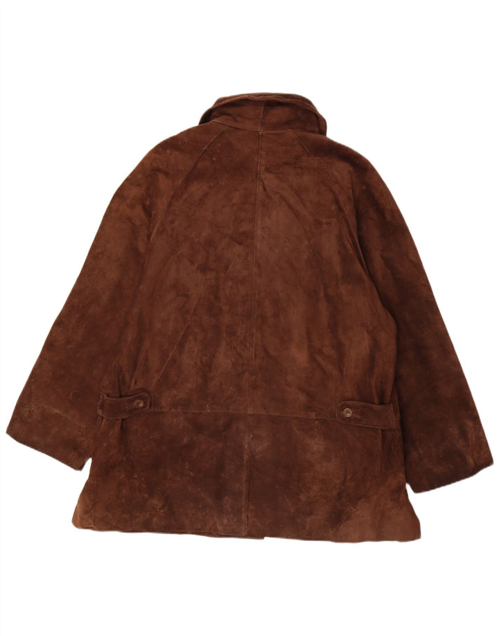 Conbipel Γυναικείο Suede Jacket IT 46 Large Brown Δερμάτινο