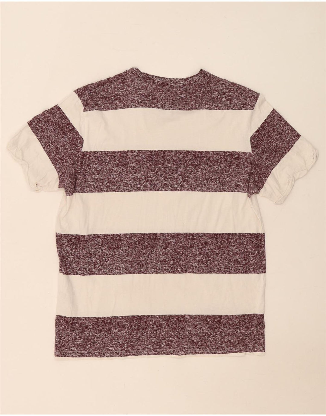 Jack & Jones Ανδρικό T-Shirt Μπλουζάκι από μεσαίο λευκό βαμβακερό ριγέ