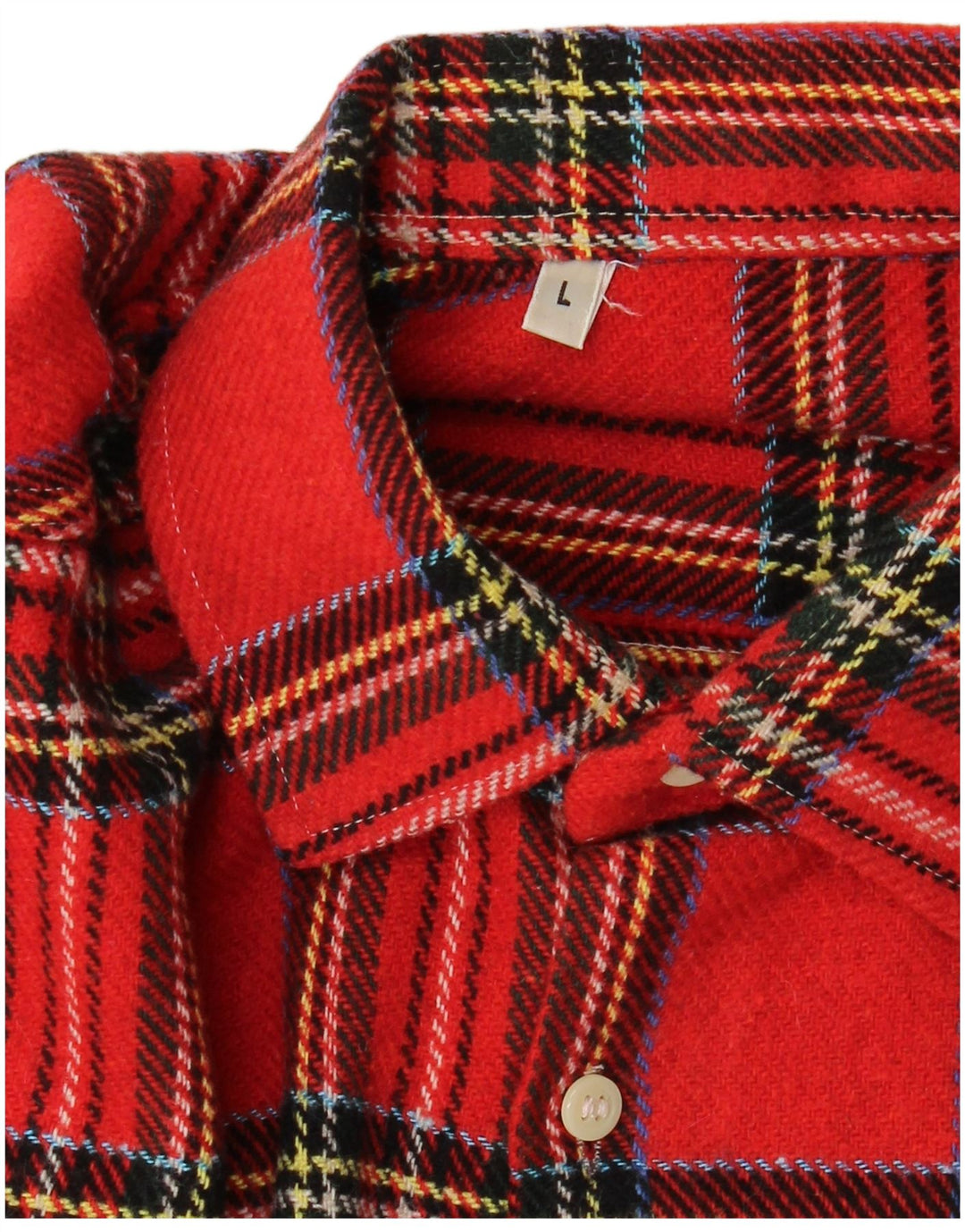 Ανδρικό φανελένιο πουκάμισο VINTAGE Μεγάλο κόκκινο καρό